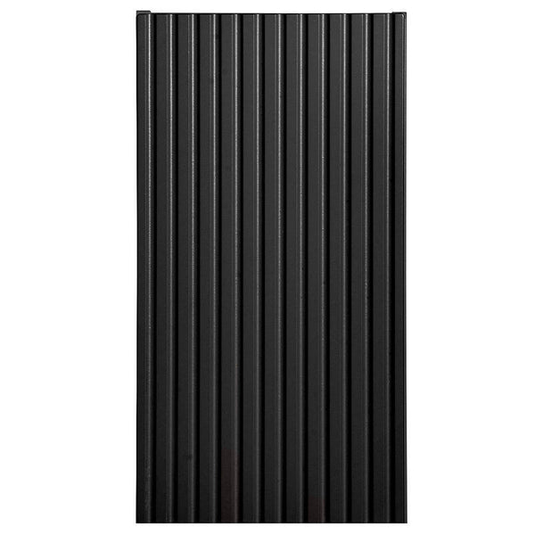 Armoire murale de salle de bain Newport noir [en.casa]