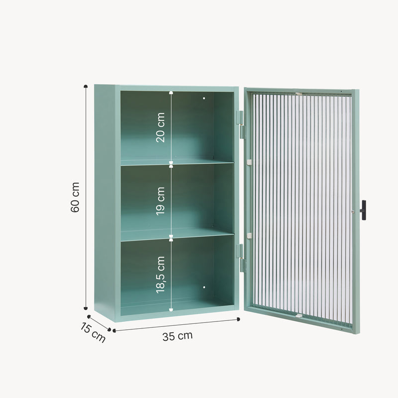 Maatschets Wandkast Zundert 60x35x15 cm [en.casa]