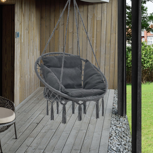 Hangstoel Kailua met kussen katoen max 150 kg - 3 varianten