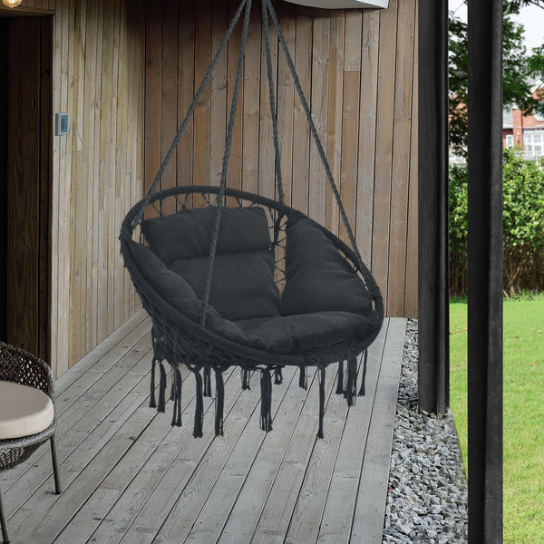 Hangstoel Kailua met kussen katoen max 150 kg - 3 varianten