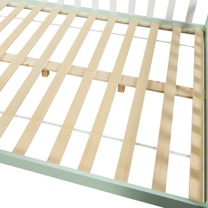 Kinderbed Hesel huisbed met matras en uitvalbeveiliging [en.casa] [neu.haus]