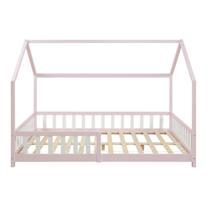 Kinderbed Hesel huisbed met uitvalbeveiliging [en.casa]