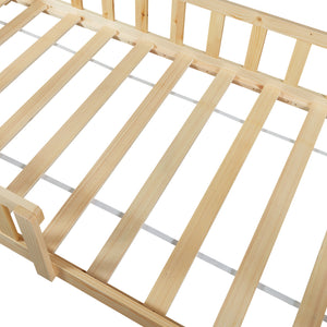 Kinderbed Hesel huisbed met uitvalbeveiliging [en.casa]