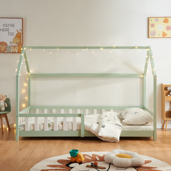 Lit cabane Hesel bois de pin [en.casa]
