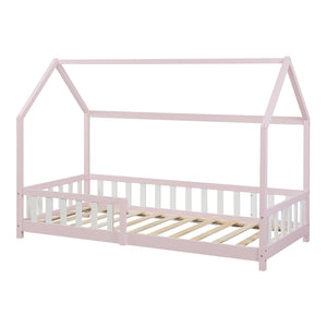 Kinderbed Hesel huisbed met uitvalbeveiliging [en.casa]