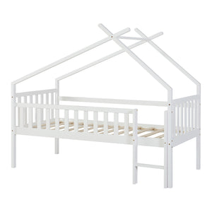 Lit cabane Sotkamo bois de pin 90 x 200 cm [en.casa]