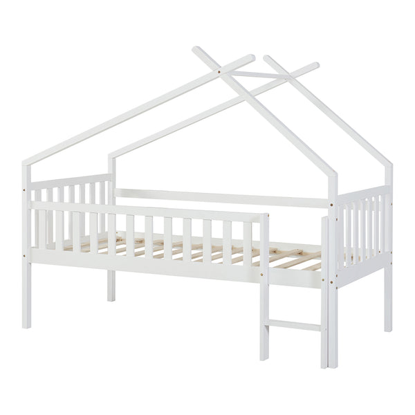 Lit cabane Sotkamo bois de pin 90 x 200 cm [en.casa]