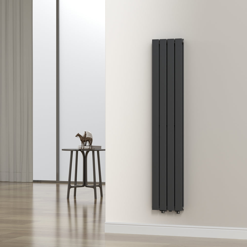 Designradiator Nore plat tweelaags