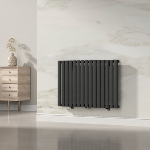 [neu.haus] Designradiator Nore 60x90x5,6 cm zwart
