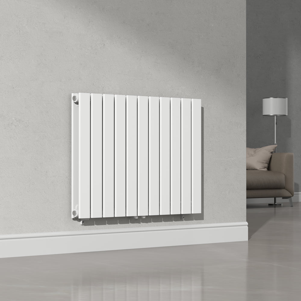 Radiateur à panneaux double Nore 1097 W acier 60 x 80 cm blanc [neu.haus]
