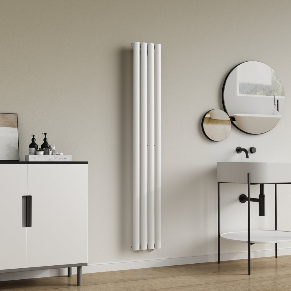 [neu.haus] Designradiator Nore 160x24x5,6 cm wit