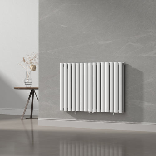 Radiateur à panneaux double Nore 1180 W acier 60 x 90 cm blanc [neu.haus]
