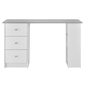 Bureau Lemberg met 3 laden en vakken 120x49x72 cm - verschillende kleuren