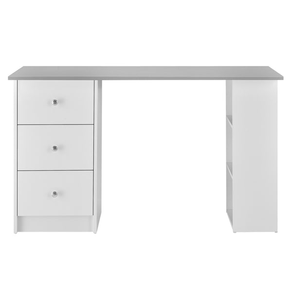 Bureau Lemberg met 3 laden en vakken 120x49x72 cm - verschillende kleuren
