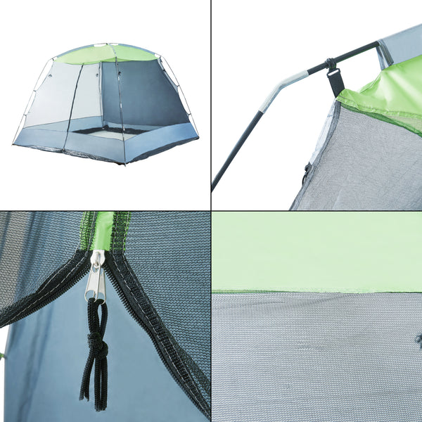 pro.tec Paviljoen Beekdaelen met klamboe 305x305x213 cm - 2 varianten