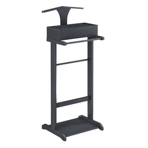 [en.casa]® Kledingrek met opbergdoos en bodemplank staand - verschillende kleuren