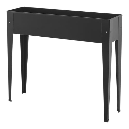 Hochbeet Lelystad 98x25x82cm Staal Antraciet [en.casa] - premiumXL