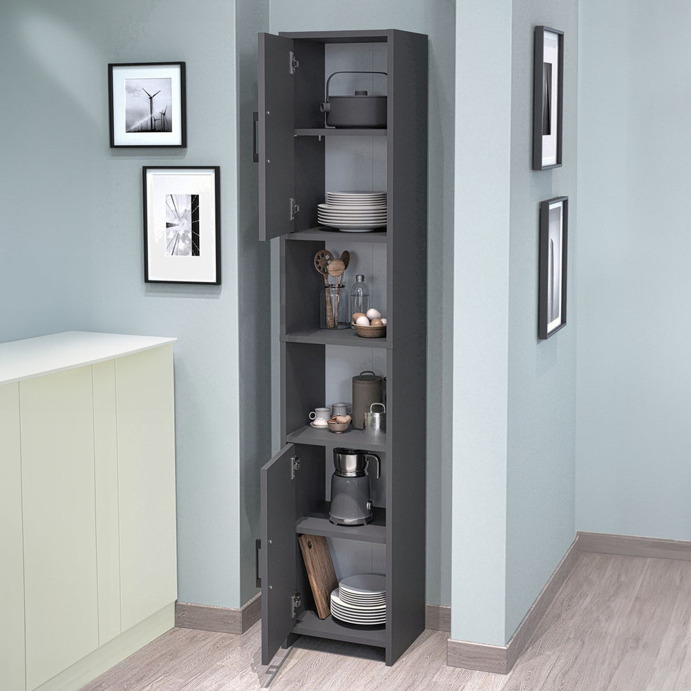 Meuble colonne de cuisine Rautrina 180 x 35 x 30 cm [en.casa] 