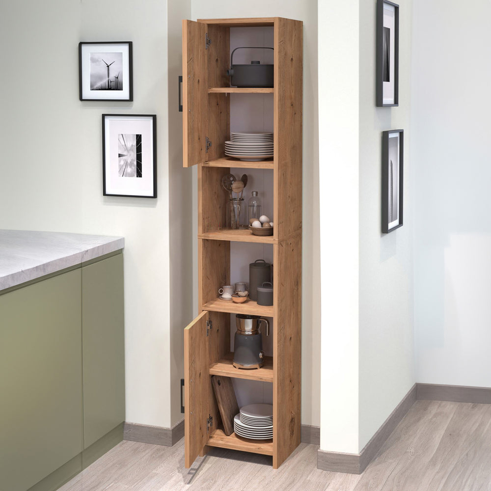 Meuble colonne de cuisine Rautrina 180 x 35 x 30 cm [en.casa] 