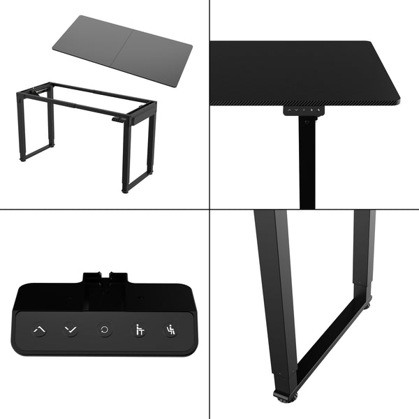 Bureau Kirkkonummi zit sta elektrisch tafelblad met tafelframe pro.tec