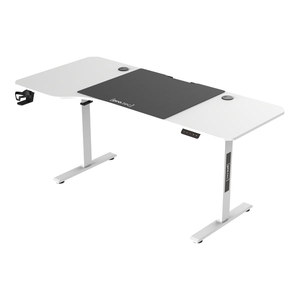 Bureau électrique à hauteur réglable Stryn assis debout rectangulaire [pro.tec]