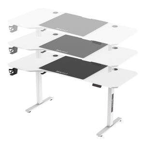 Bureau électrique à hauteur réglable Stryn assis debout rectangulaire [pro.tec]