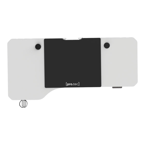 Bureau électrique à hauteur réglable Stryn assis debout rectangulaire [pro.tec]