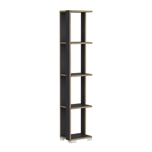 Bibliothèque Aalestrup à 4 niveaux 153 x 34 x 26 cm en différentes couleurs [en.casa]