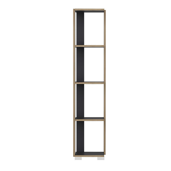 Bibliothèque Aalestrup à 4 niveaux 153 x 34 x 26 cm en différentes couleurs [en.casa]