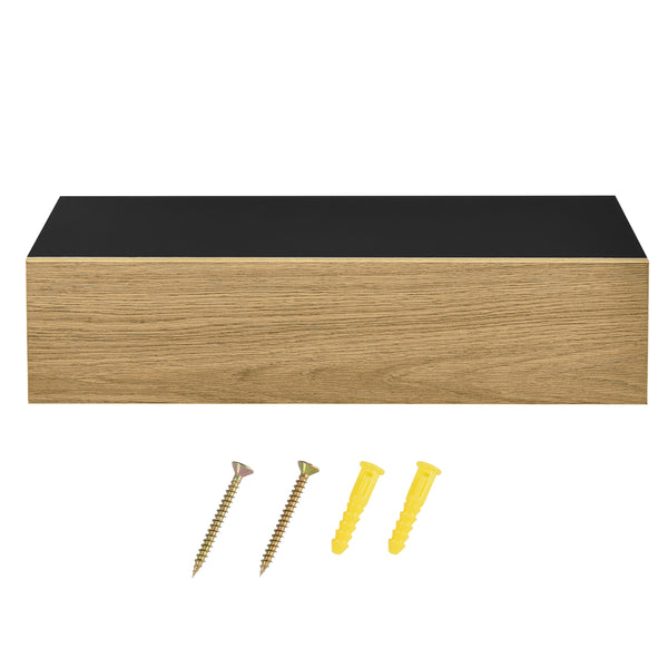 [en.casa] Wandplank met lade 50x24x12cm - verschillende kleuren