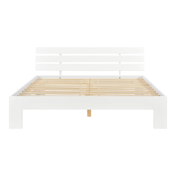 Houten bed Nivala grenen met bedbodem en matras - 18 varianten