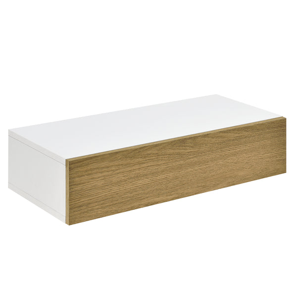 Wandplank met lade 50x24x12cm 2 stuks set - verschillende kleuren