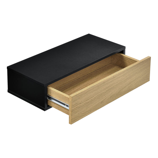 Wandplank met lade 50x24x12cm 2 stuks set - verschillende kleuren