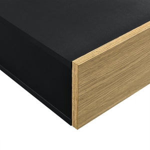 Wandplank met lade 50x24x12cm 2 stuks set - verschillende kleuren