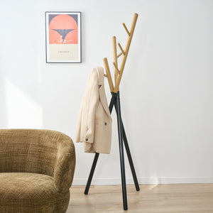 Portemanteau Laerdal acier 172 x 49 x 49 cm [en.casa] 