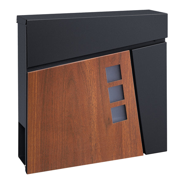 [en.casa] Brievenbus Alfstedt 37x37x10,5 cm - 3 varianten