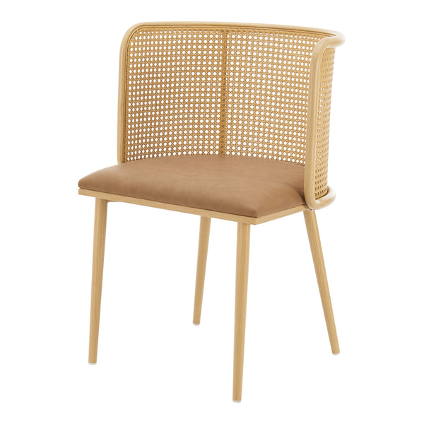 [en.casa] Eetkamerstoel Flen set van 2 75x52x49 cm - 2 varianten