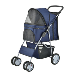 Hondenbuggy met 4 wielen 73x46x100 cm max. 15 kg - 4 varianten