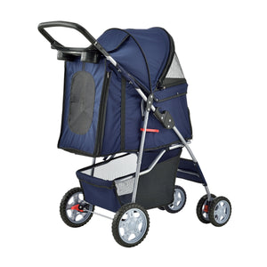 Hondenbuggy met 4 wielen 73x46x100 cm max. 15 kg - 4 varianten