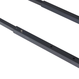 [en.casa] Brandhout rek Kasan houtopslag verstelbaar zwart - 2 varianten