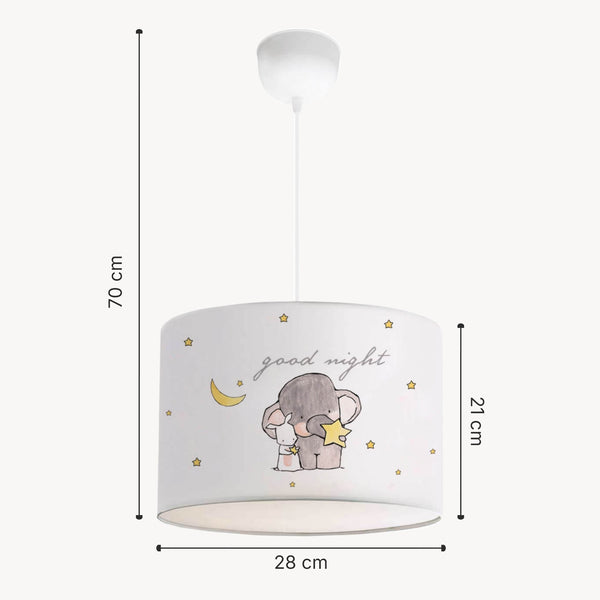 Suspension Rugby pour enfant E27 70 cm [lux.pro]