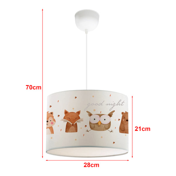 Suspension Rugby pour enfant E27 70 cm [lux.pro]