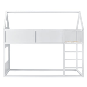 Kinderbed hoogslaper huisbed 209x99x175 cm - verschillende kleuren