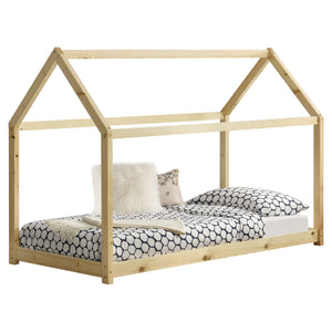 Kinderbett Netstal 90x200 cm Kiefernholz in versch. Farben [en.casa] - premiumXL