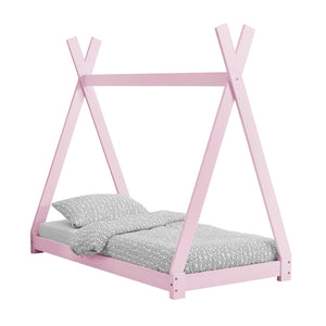 Kinderbed Tipi grenen met lattenbodem - verschillende maten en kleuren