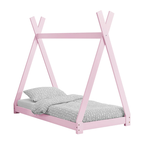 Kinderbed Tipi grenen met lattenbodem - verschillende maten en kleuren