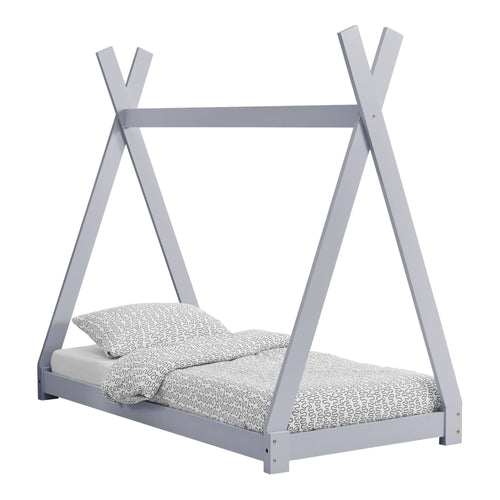 Kinderbed Tipi grenen met lattenbodem - verschillende maten en kleuren