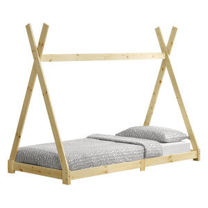 Lit enfant tipi Höri en pin 90 x 200 cm [en.casa]