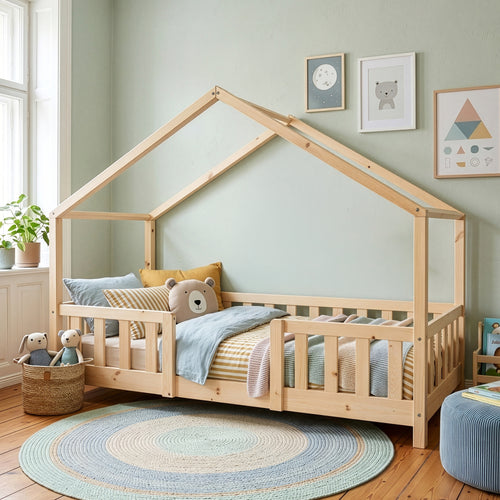 Kinderbed Treviolo huisbed [en.casa]