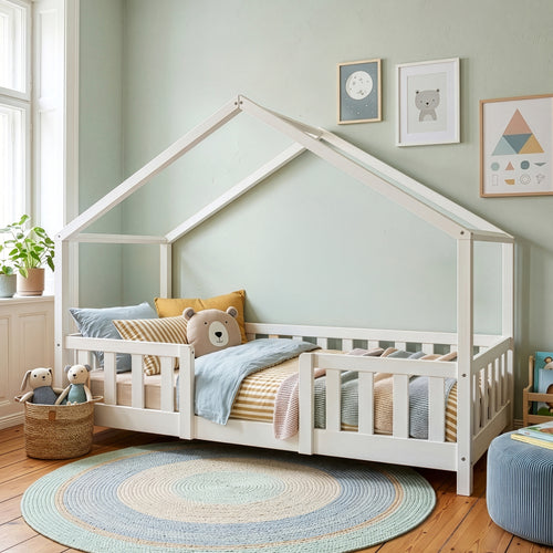 Kinderbed Treviolo huisbed [en.casa]